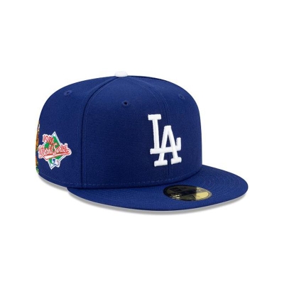 Los Angeles Dodgers Gorra | New Era MLB State Flower 59fifty Fitted Cap Mexico - Azules